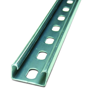 600mm 41x21x2.5mm Pre-cut Heavy Slotted Strut Channel - Pre-Galv